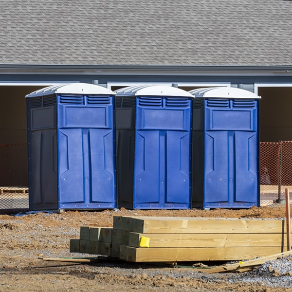 what is the expected delivery and pickup timeframe for the porta potties in Brown Pennsylvania